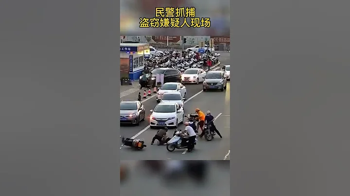 民警抓捕盜竊嫌疑人現場%致敬%人民警察 - 天天要聞