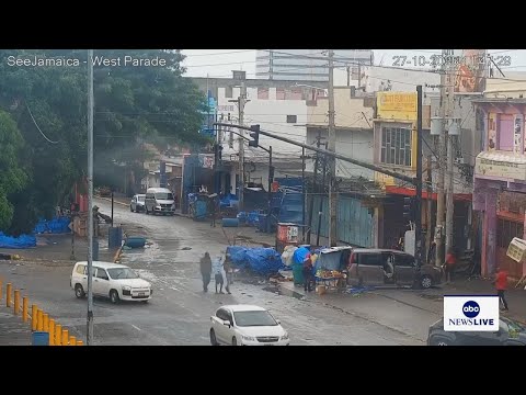 LIVE: Hurricane Melissa nears Jamaica as island braces for worst storm in history