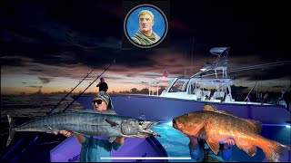Got Streamsniped By Tfue While Fishing 180 Miles Offshore (Cubera, Wahoo, Swordfish, Vic Roy at Sea)