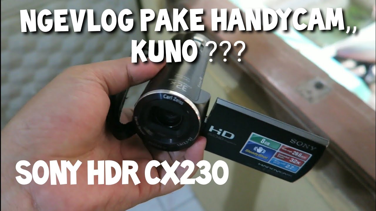 Sony HDR CX230 Kamera Vlog murah
