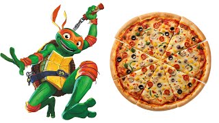 Teenage Mutant Ninja Turtles Characters and their favorite FOOD: Mutant Mayhem (and other favorites)