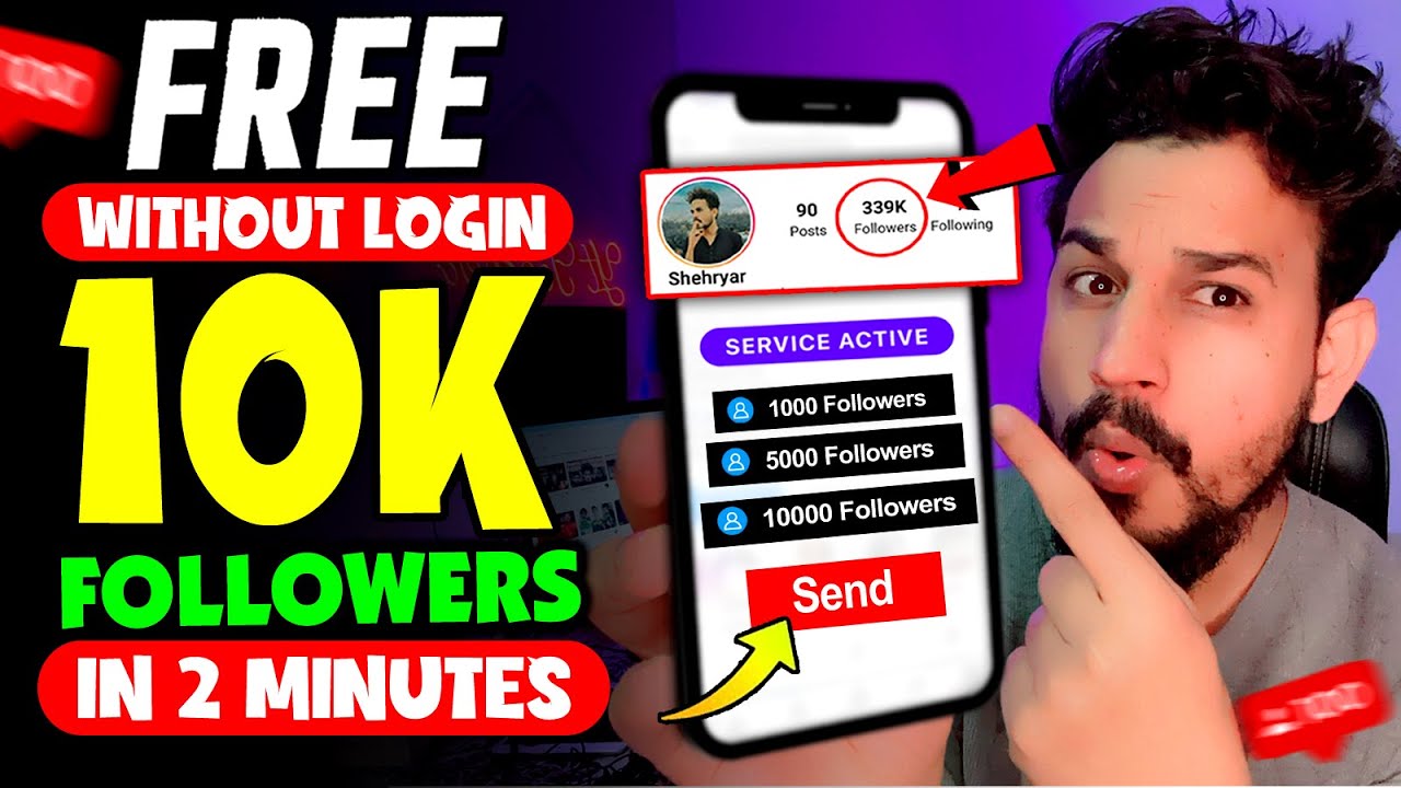 How to Get Free Instagram Followers 2024 - How to increase Followers on ...
