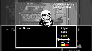 Old Engine Test 5 - Undertale last 27 hours Playable Shop Sans Fight