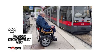 Bus, Straßenbahn und U-Bahn mit dem hoss Rollstuhl | public transport with the hoss wheelchair