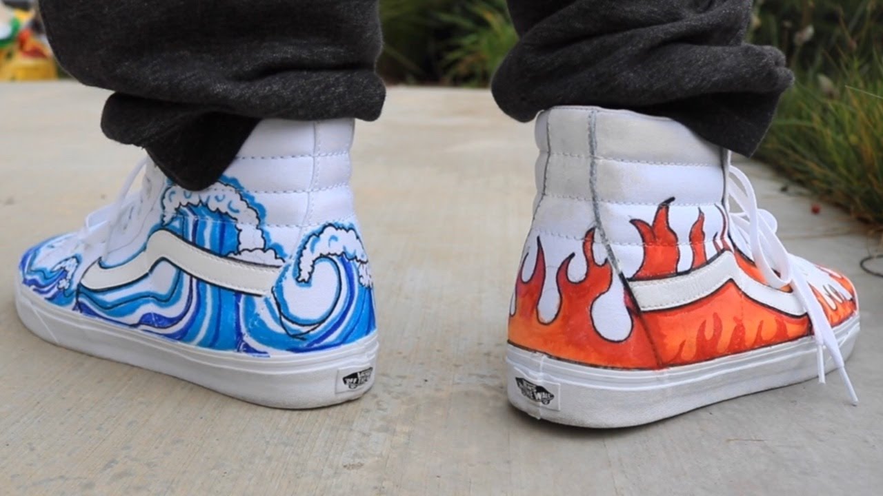 vans custom fire