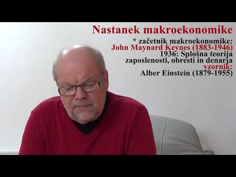 Makroekonomika: definicija - prof. dr. Maks Tajnikar