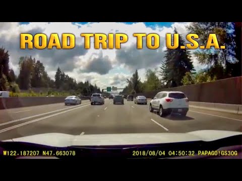 USA Road Trip Memories | Surrey BC Canada to Mercer Island Washington USA