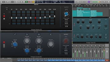 Logic Pro X 10.4 Vintage EQ Plugins (they
