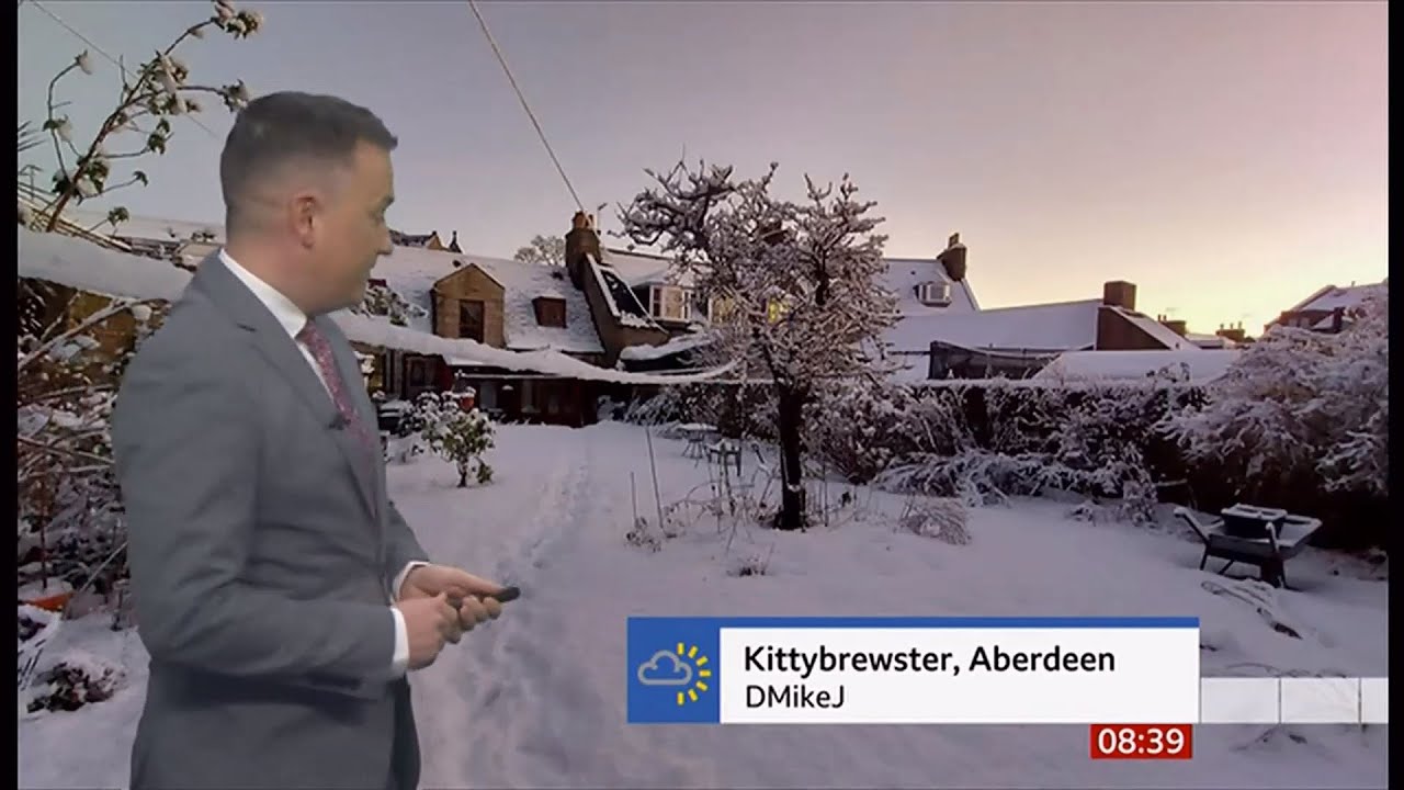 Weather images - Storm Goretti & link* during cold snap & warnings (UK) 8/Jan/2026