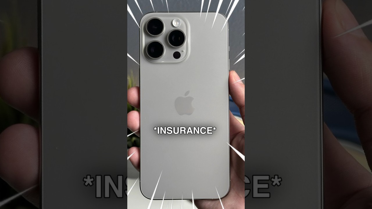 Apple&rsquo;s iPhone INSURANCE! #shorts #youtubeshorts