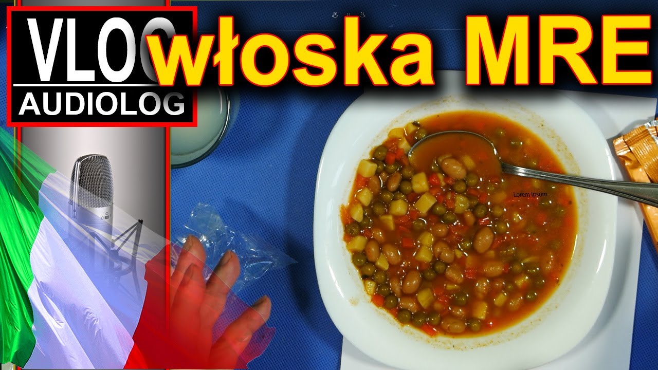 Włoska racja żywnościowa wojskowa - jedna z najdroższych - warta kasy?