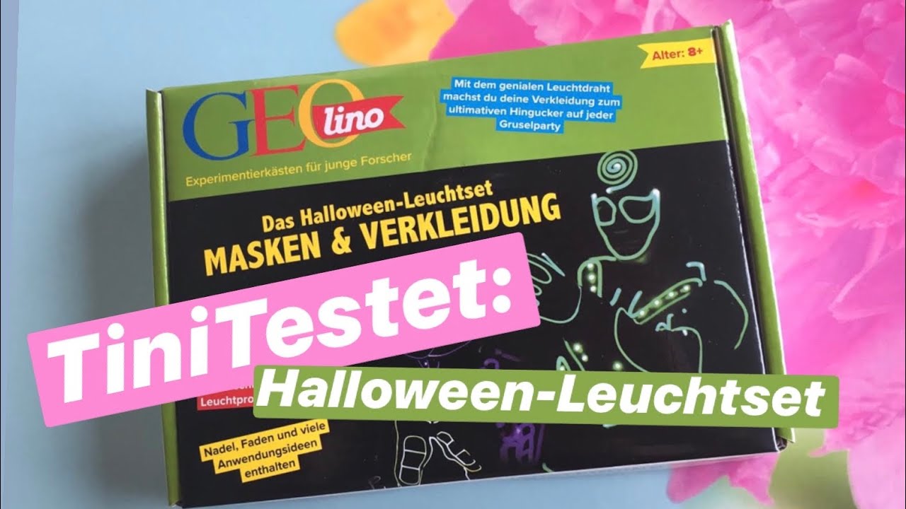 GEOlino Das Halloween-Leuchtset Masken und Verkleidung Experimentierkasten 