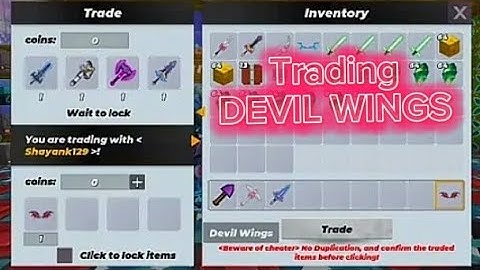 Trading DEVIL WINGS In Skyblock | Cánh Dơi Có Thể Đổi Những Gì ?