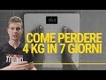 Perdere 4kg in una settimana, strategie di riduzione dei fluidi | Cristian Moletto