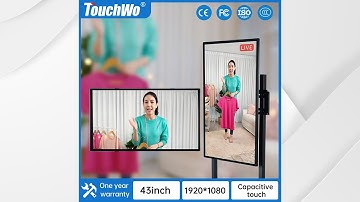 TouchWo 43 55 65 Inch TouchScreen Monitor Online Teaching Smart Board All In One Pc Digital...