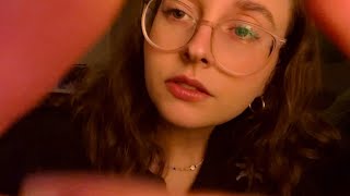 ASMR close up lofi triggers (personal attention, tapping, mouth sounds) ️