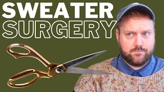 Sweater Surgery✂️🧶steeking to perfection | salvaging my 