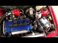 COP coils on C20XE engine, first start, too much advance