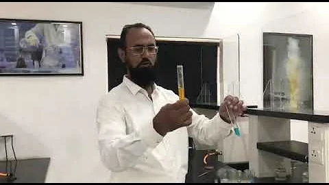 TEST FOR IRON (iii),Fe3+ ion USING Aqueous sodium hydroxide and aqueous ammonia