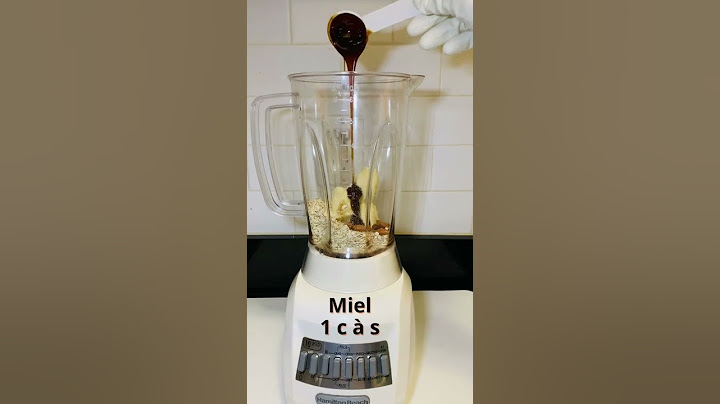 Smoothie sain pour le petit déjeuner.