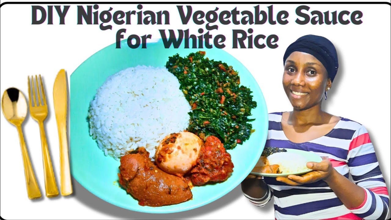 DIY Homemade Vegetable Sauce How to Cook Vegetable(Ugu) Sauce for
