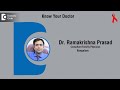 Dr ramakrishna prasad  family physician in bangalore  family physician  know your doctor