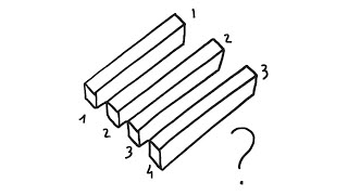 Рисунок головоломка, Сколько палочек нарисовано 3 или 4