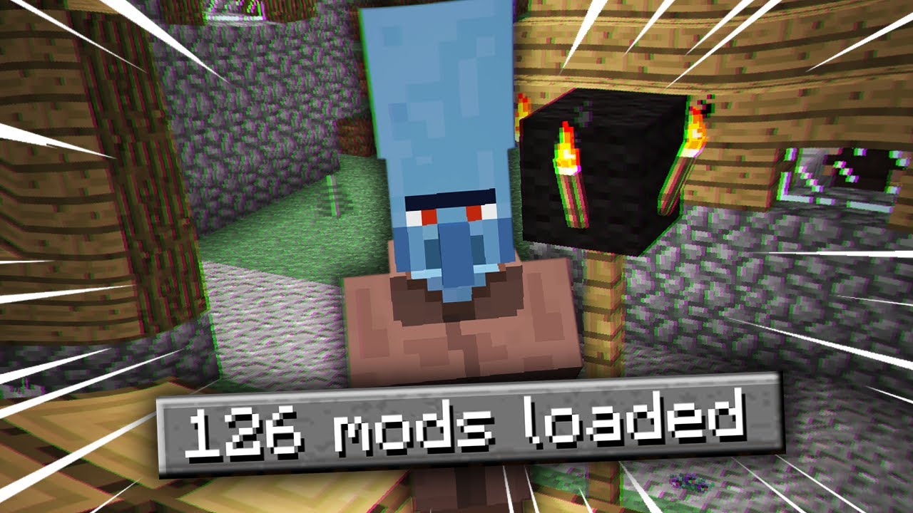 so i tried beating minecraft but with 100+ mods installed... - YouTube