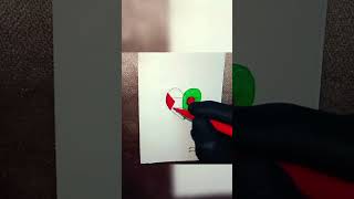 Falestin 🇵🇸 Bangladesh 🇧🇩 Flag Drawing Resimi