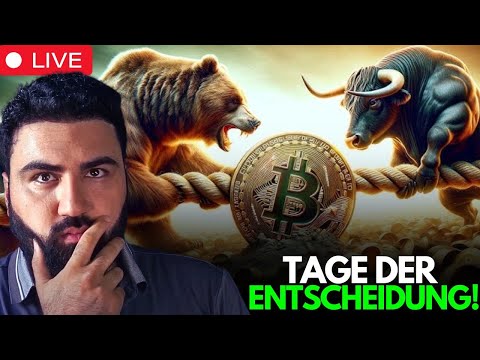 Bitcoin korrigiert! günstige ALTCOINS!😳Q&A LIVE!
