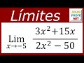 LÍMITES ALGEBRAICOS - Ejercicio 4