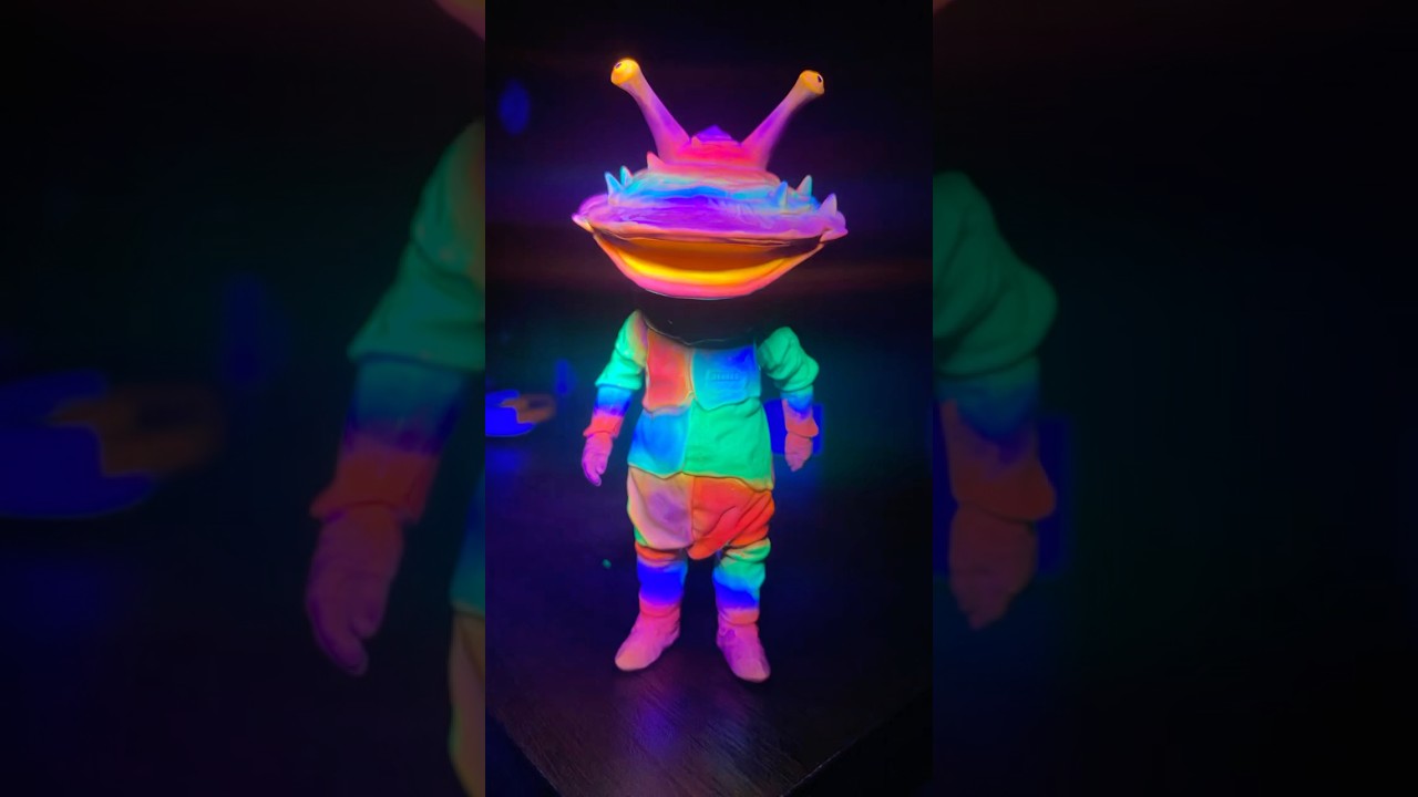 This Tarman soft vinyl sofubi figure I painted is available for