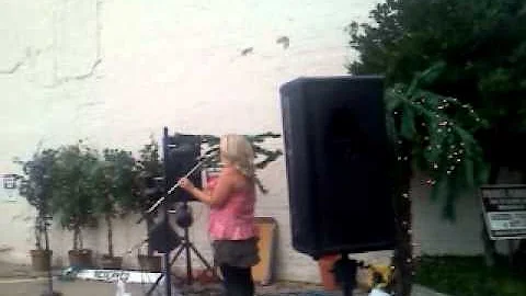 Traci Werner at Little Italy in downtown Sherman