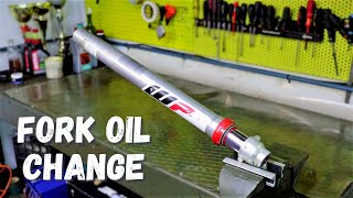 How to Change the Fork Oil on a KTM WP 48 (KTM EXC TPI)