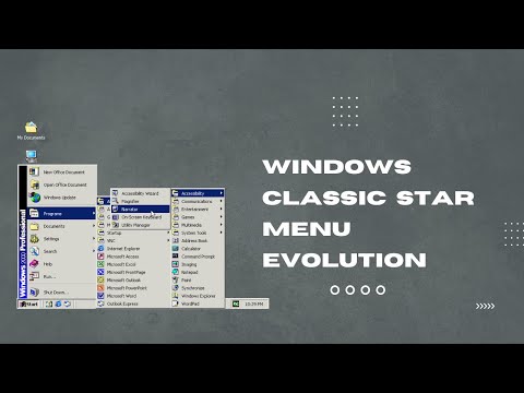 WINDOWS CLASSIC STAR MENU EVOLUTION