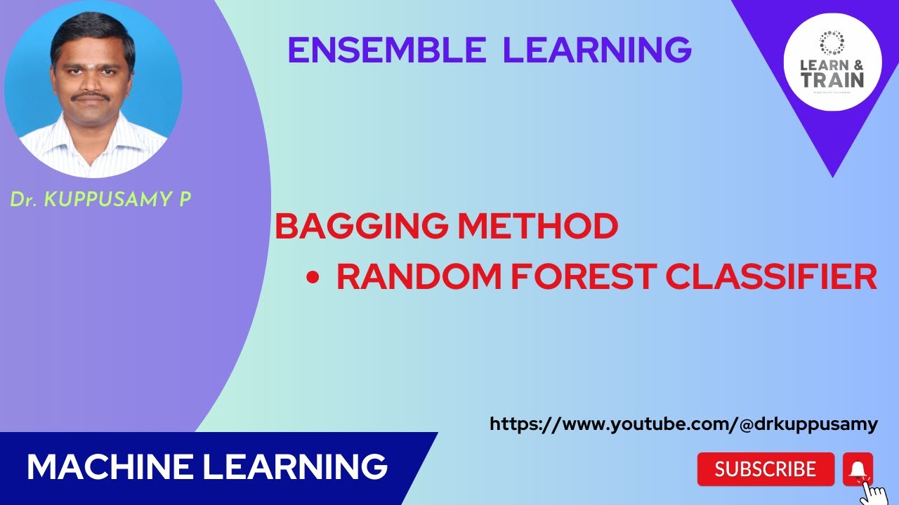 62 Random Forest Classifier - Bagging Ensemble Learning with Code - YouTube