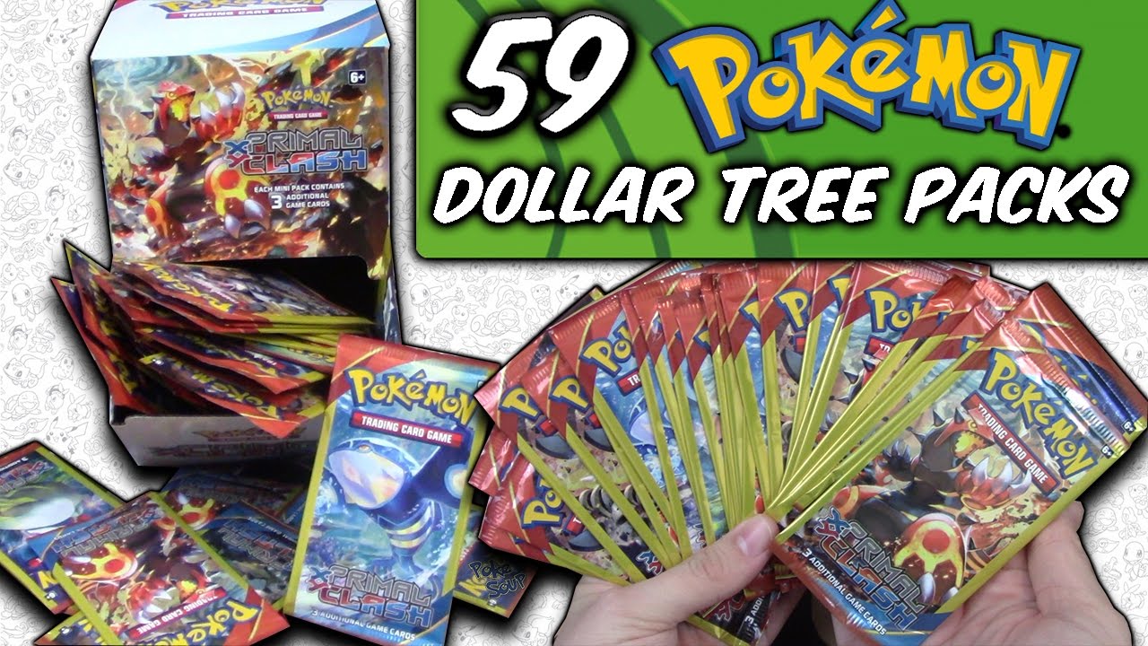 59 Primal Clash Pokemon Card Dollar Tree Packs BOX Opening YouTube