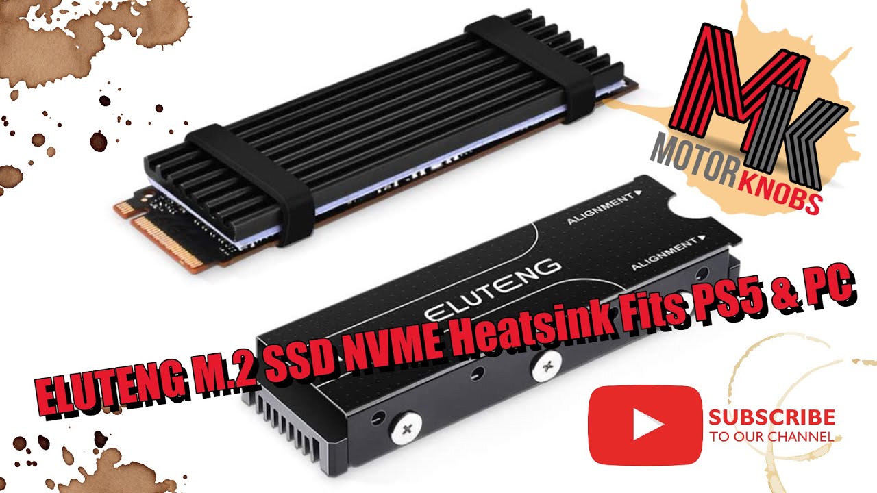ELUTENG M.2 SSD NVME Heatsink Fits PS5 & PC, Unboxing, Review & Install