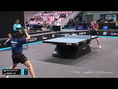 Mia Griesel (GER) vs Tan Zhao Yun (SGP) | U19 Final | 2024 WTT Youth Contender Tunis