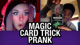 Magic Card Trick JUMPSCARE PRANK on Omegle!