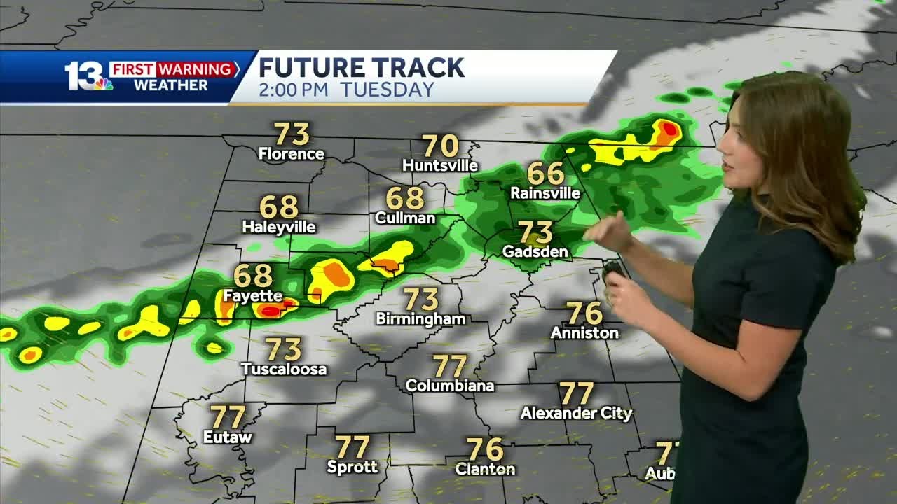 Cold front and occasional rain Tuesday, with cold mornings and mild ...