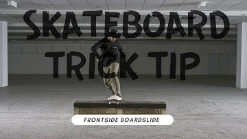 How to Frontside Boardslide | Skateboard Trick Tip | Christoph Weiß |  Skatedeluxe