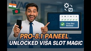 IvacBD Solution Center Unveils Pro 8.1 Panel Game Changer 🔥 for Indian Visa Applicants! Automation.