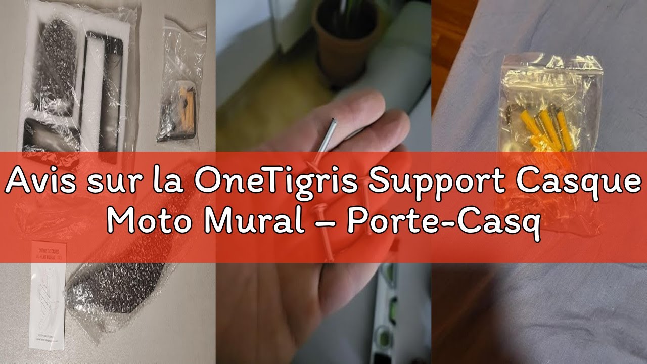 Avis sur la OneTigris Support Casque Moto Mural – Porte-Casque Robuste 40 kg, Organiseur Murale pour