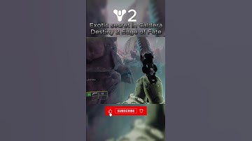 Unlocking An Exotic Secret in Caldera #shorts #destiny2 #edgeoffate