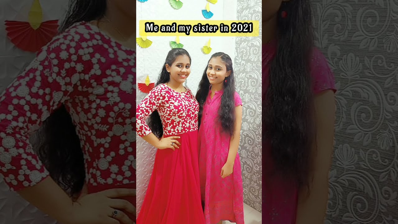 Me and My Sister 👭💓2004↔️2021 | YT Shorts | Aishwarya Sajeev