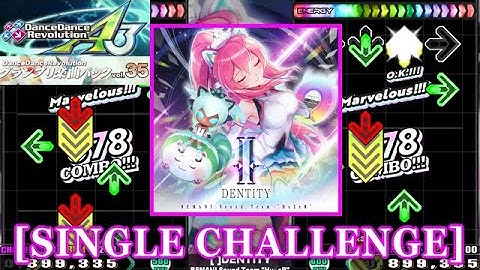 【DDR GP(A3)】 [ ]DENTITY / BEMANI Sound Team "HuΣeR" [SINGLE CHALLENGE] 譜面確認+Clap