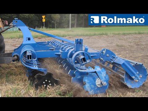 Testy lekkiej brony talerzowej, tests of the light disc harrow Rolmako