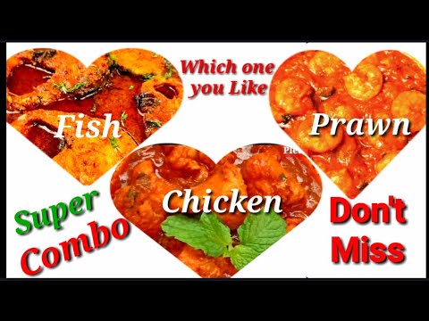 Fish curry / Chicken curry / Prawns Curry/ super combo | N COOKING ART