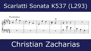 Domenico Scarlatti - Sonata in A major K537 (Christian Zacharias)